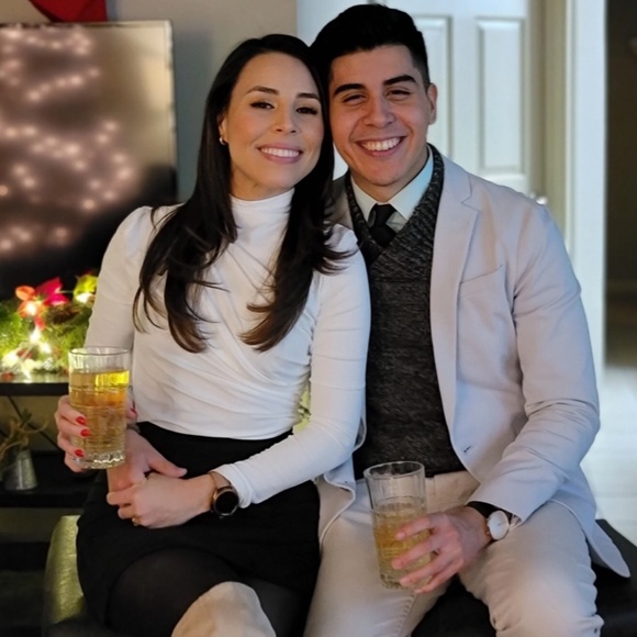 Ruched Asymmetric White Long Sleeve Shirt Slim Fit Stretchy - Picture 9 of 10